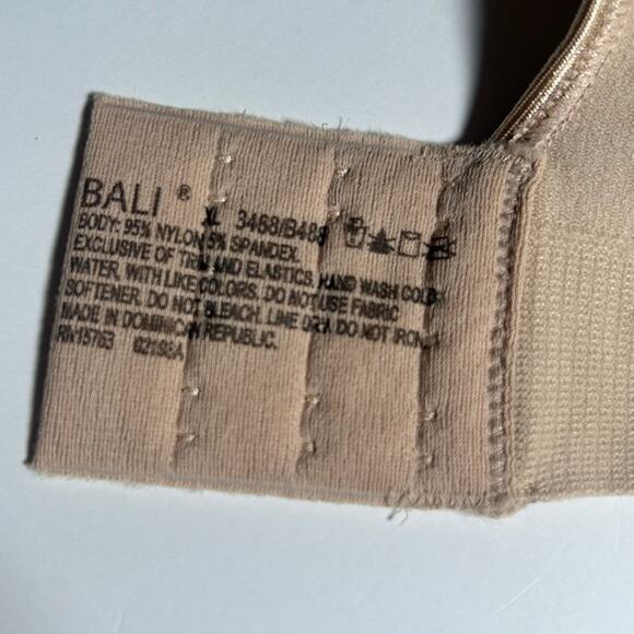 Bali Cool Comfort Full Coverage Wireless Padded Wide Strap Bra XL New - Picture 7 of 8